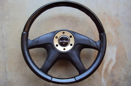 Italvolanti Wood Leather Steering Wheel
