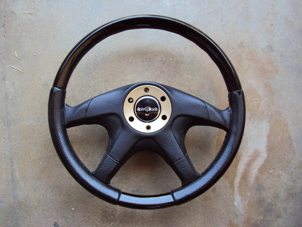 Italvolanti Wood Leather Steering Wheel