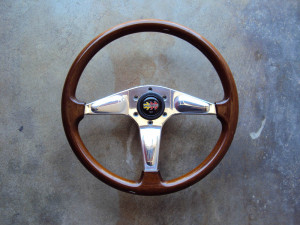 MOMO Teardrop Wood Steering Wheel 365mm 