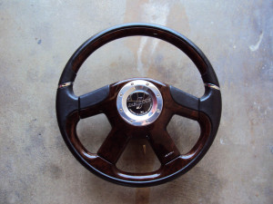 Fabulous Noble Rose Brown Steering Wheel 360mm 