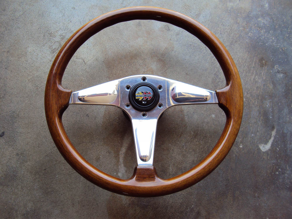 MOMO Teardrop Wood Grain Steering Wheel 365mm