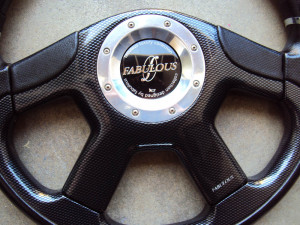 Fabulous Noble Carbon Fiber Steering Wheel 360mm 
