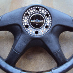 Italvolanti Garson Swarovski Crystal Ring Steering Wheel