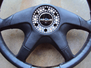 Italvolanti Garson Swarovski Crystal Ring Steering Wheel 