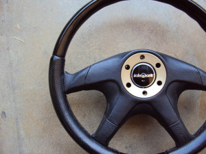 Italvolanti Wood Leather Steering Wheel 