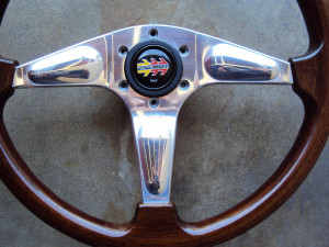 MOMO Teardrop Wood Steering Wheel 365mm 