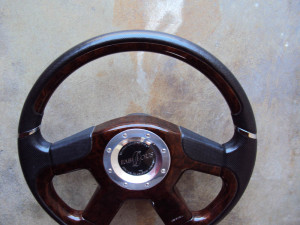 Fabulous Noble Rose Brown Steering Wheel 360mm 