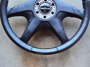 Italvolanti Garson Swarovski Crystal Ring Steering Wheel 