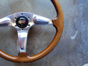 MOMO Teardrop Wood Grain Steering Wheel 365mm 