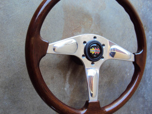 MOMO Teardrop Wood Steering Wheel 365mm 