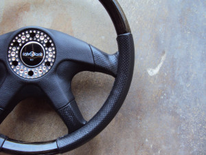 Italvolanti Garson Swarovski Crystal Ring Steering Wheel 