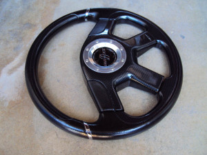 Fabulous Noble Carbon Fiber Steering Wheel 360mm 