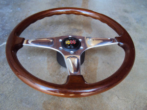 MOMO Teardrop Wood Steering Wheel 365mm 