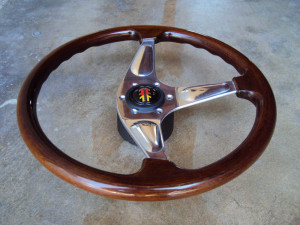 MOMO Teardrop Wood Steering Wheel 365mm 