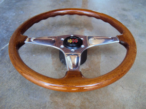 MOMO Teardrop Wood Grain Steering Wheel 365mm 