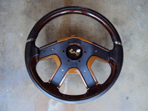 Fabulous Noble Rose Brown Steering Wheel 360mm 