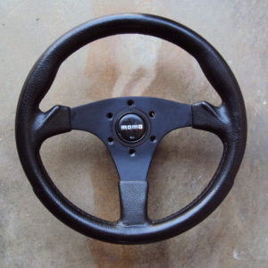 BC Italy 320mm Steering Wheel with MOMO Horn Button
