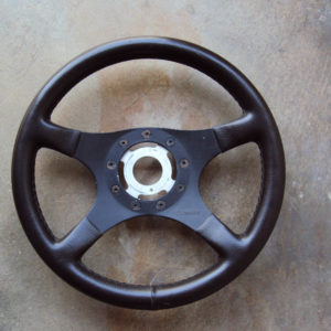 Formuling France Steering Wheel Brown Leather