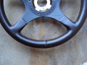 Formuling France Steering Wheel Brown Leather 