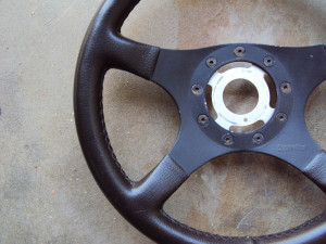 Formuling France Steering Wheel Brown Leather 