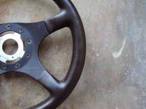 Formuling France Steering Wheel Brown Leather 