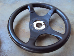 Formuling France Steering Wheel Brown Leather 