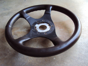 Formuling France Steering Wheel Brown Leather 