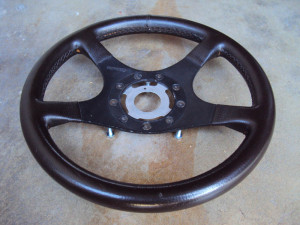 Formuling France Steering Wheel Brown Leather 