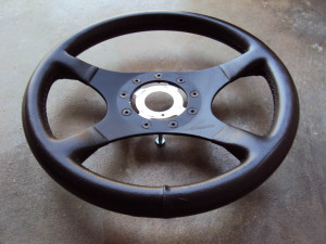 Formuling France Steering Wheel Brown Leather 