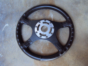 Formuling France Steering Wheel Brown Leather 