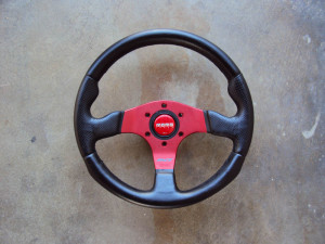 MOMO Race Anodized Red Steering Wheel 