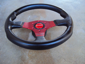 MOMO Race Anodized Red Steering Wheel 