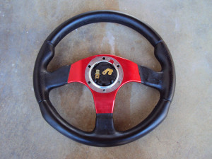 MOMO Race Anodized Red Steering Wheel 
