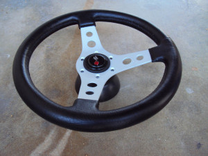 Raid Dino 3 Spoke Steering Wheel 350mm 