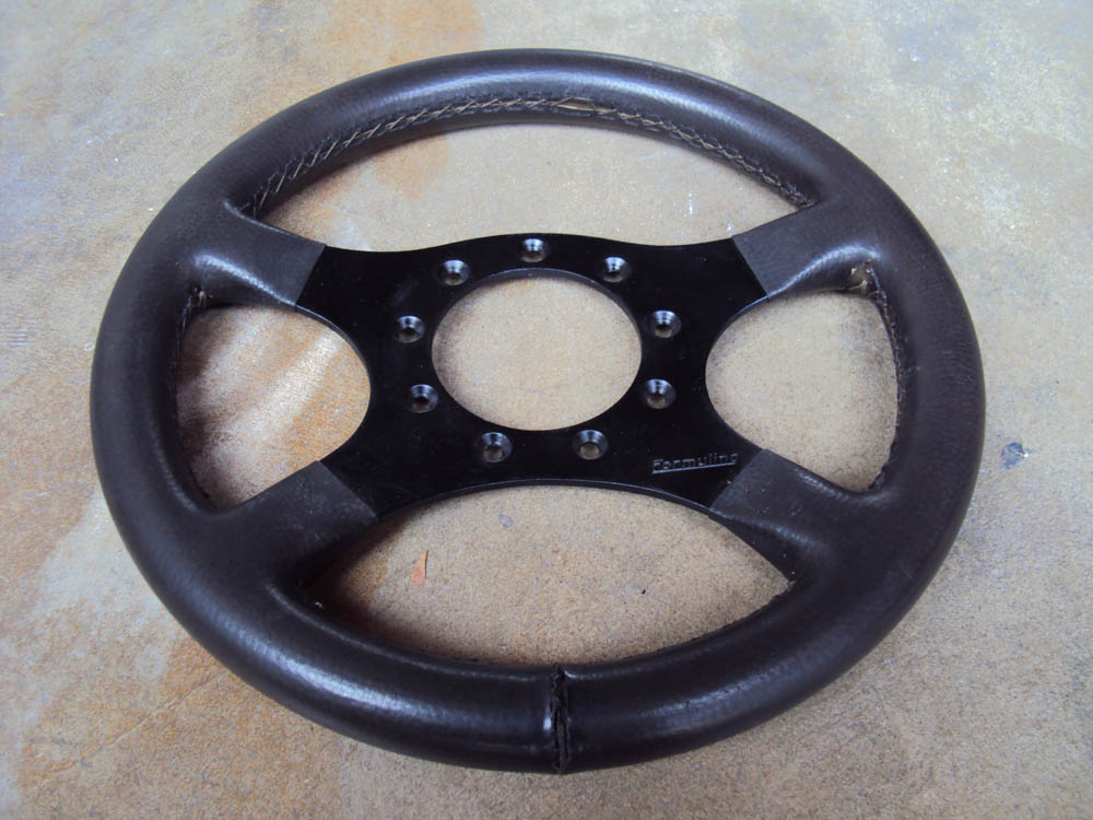 Formuling France Steering Wheel 4 Spoke Brown 325mm ORIGINATOROG
