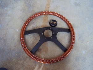 Raid Dino Wood Steering Wheel Mercdes Benz 385mm